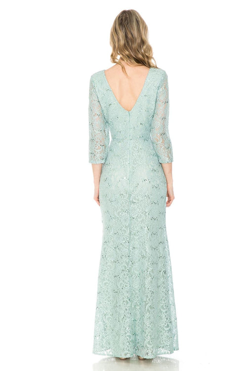 Lenovia 5239 Modest Lace 3/4 Sleeve Mother of the Bride Formal Gown-New Collection