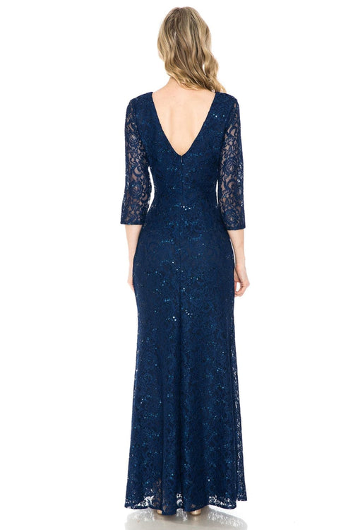 Lenovia 5239 Modest Lace 3/4 Sleeve Mother of the Bride Formal Gown-New Collection