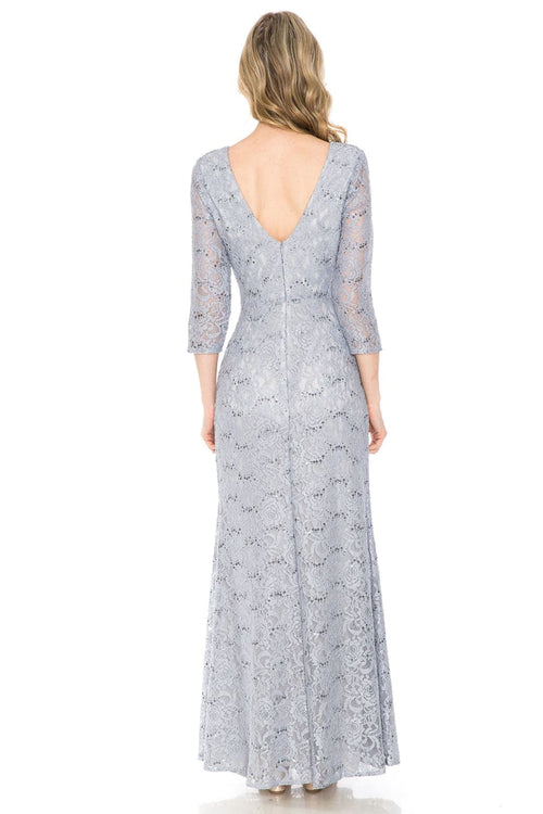 Lenovia 5239 Modest Lace 3/4 Sleeve Mother of the Bride Formal Gown-New Collection