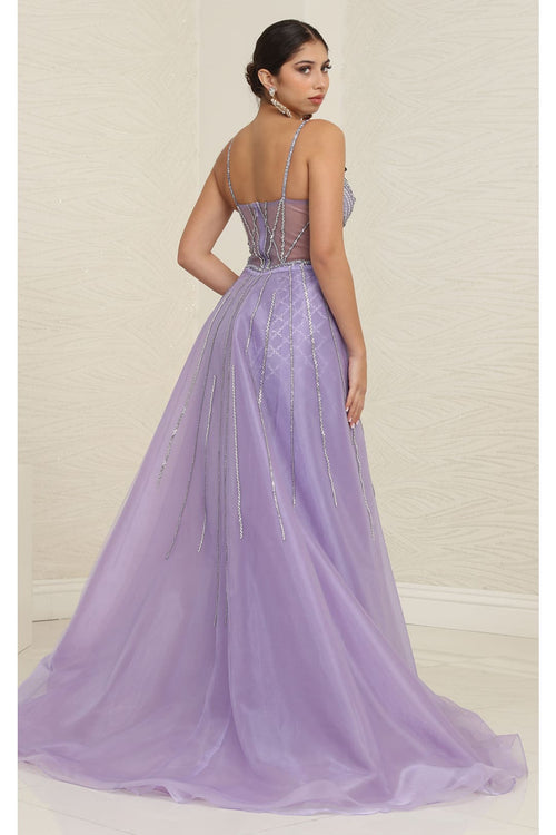 Long Evening Dress Sweetheart Beaded Gala Gown By Royal Queen RQ8126