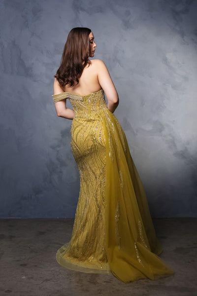 Long Plus Size Formal Dress A-Line Prom Gown By Royal Queen RQ8178B
