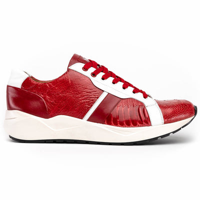 Marco Di Milano Lyon Ostrich Leg & Calfskin Sneakers