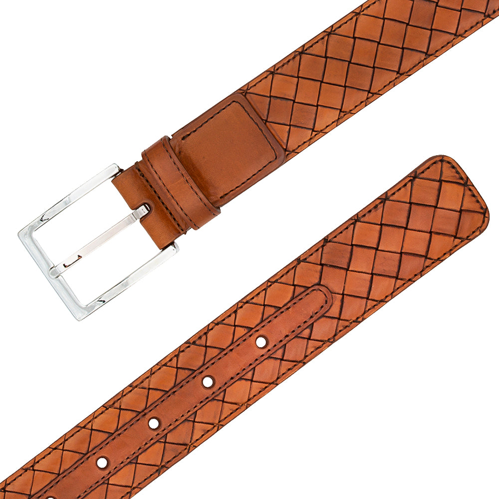Mezlan Woven Calfskin Loafer