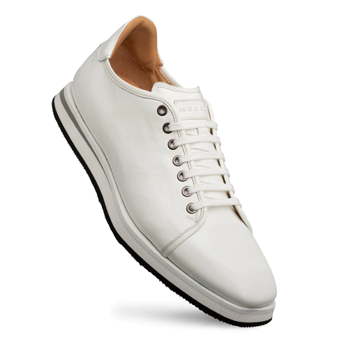 Mezlan Cartuja Shine-Calf Sneakers White (21153)