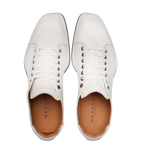 Mezlan Cartuja Shine-Calf Sneakers White (21153)