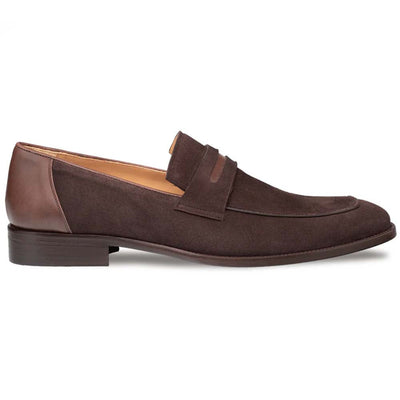 Mezlan Galeno Suede Penny Loafer Brown (21247)