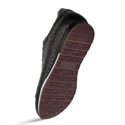 Mezlan Portico Laser-Print Sneaker Black (21577)