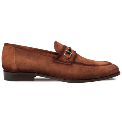 Mezlan Bracco Suede Ornament Loafer Tan (21735)