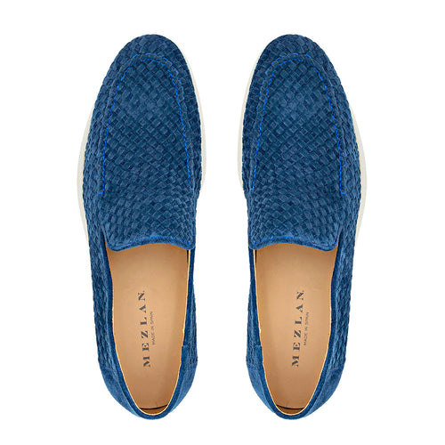 Sanlucar Woven Suede Moccasin