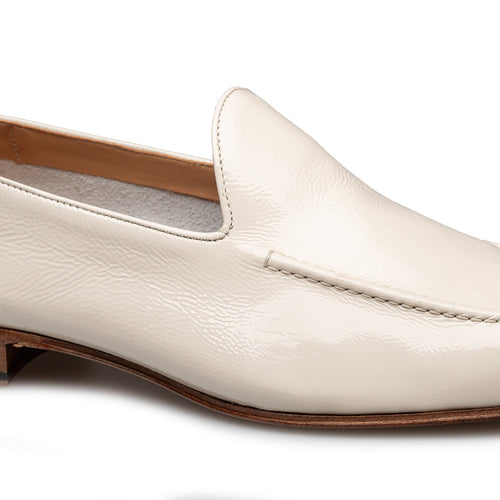 Mezlan Hi-Shine Apron Loafer - Luxury Italian Leather Slip-On