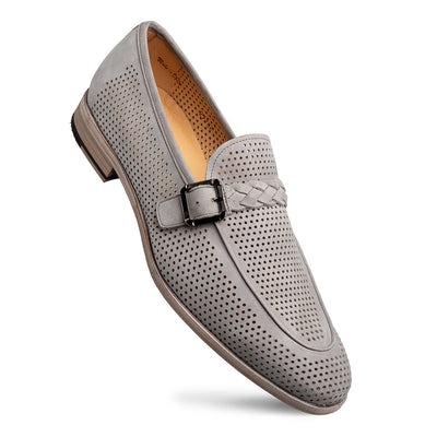 Mezlan Perforated Nubuck Mocassin - Luxury Driving Shoe