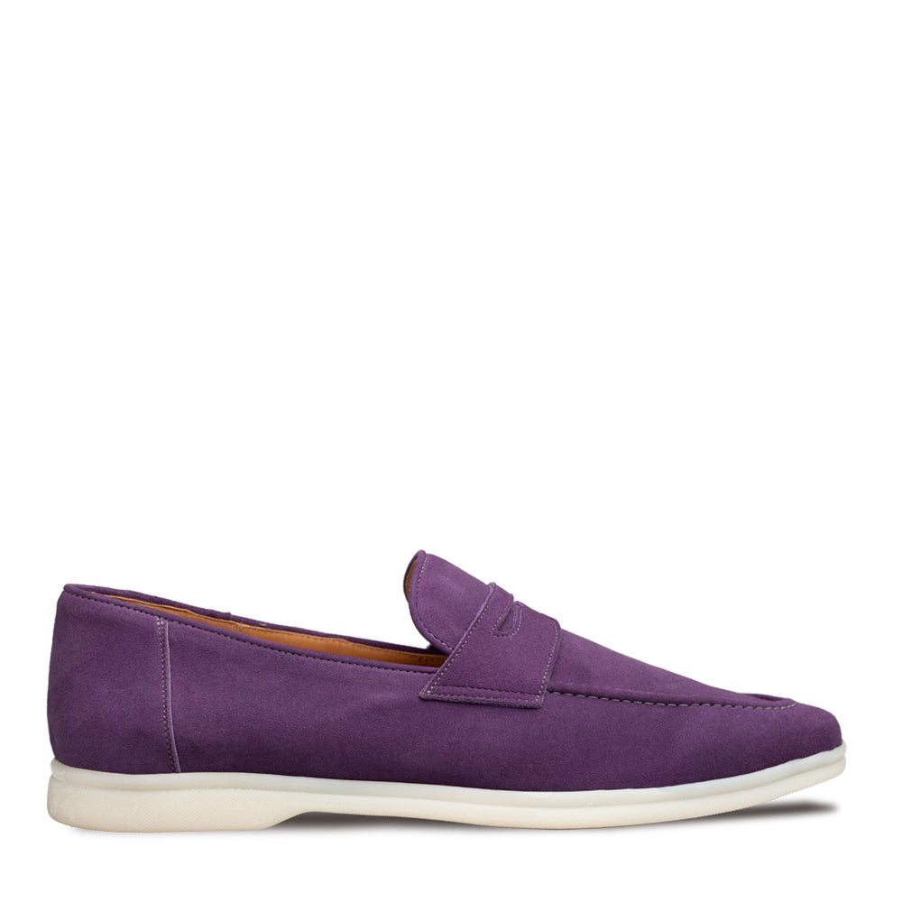 Mezlan Suede Penny Loafer: Soft Flex Moccasin
