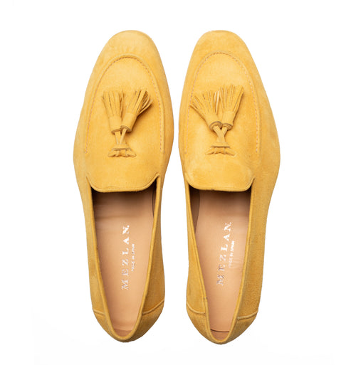 Mezlan Gades Suede Loafer - Luxury Tassel Slip-On Shoes