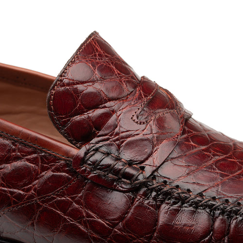 Armano Crocodile Moccasin