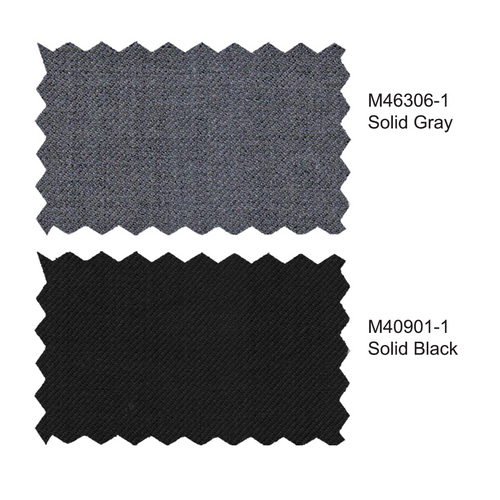 Mantoni Black or Gray 2-Button Slim or Modern Fit Suit