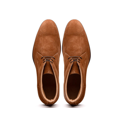 Zelli Marco Italian Suede Chukka Boots in Tobacco for Style and Comfort