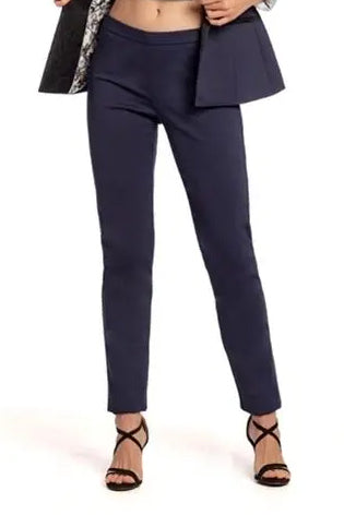 Sophia Navy Tuxedo Pants by Mark of Distinction