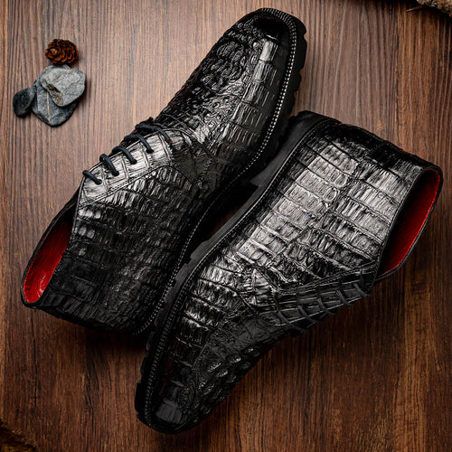 Marco Di Milano Martinelli Black Leather Dress Shoe