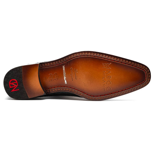 Marco Di Milano Matteo Alligator Penny Loafers Black