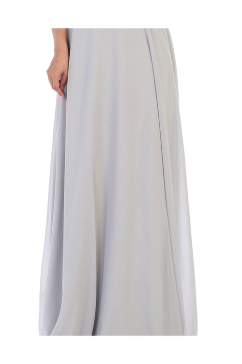 May Queen MQ1602 Off Shoulder Corset Flowy Prom Gown