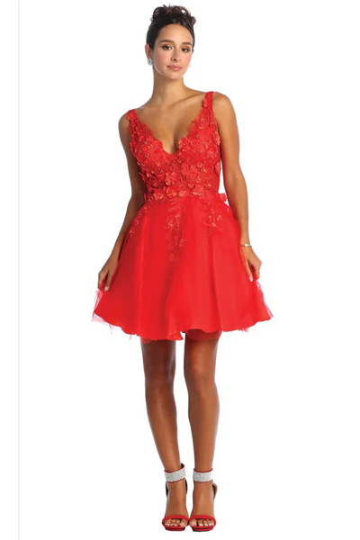 Dama Dresses for Quinceanera in Red Style MQ1863 Quince Outfit