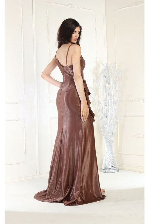 May Queen MQ1932 Ruffled Mermaid Formal Gown