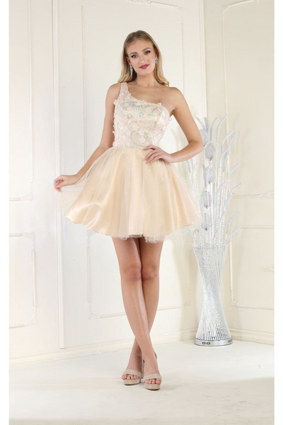 Dama Dresses for Quinceanera in Champagne Style MQ1937 Quince Outfit
