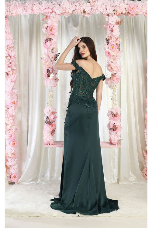 May Queen MQ1962 Embellished Prom Gown