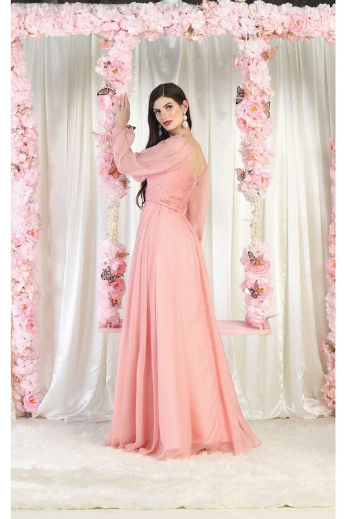 Chiffon Mother Of The Bride Gown MQ1990