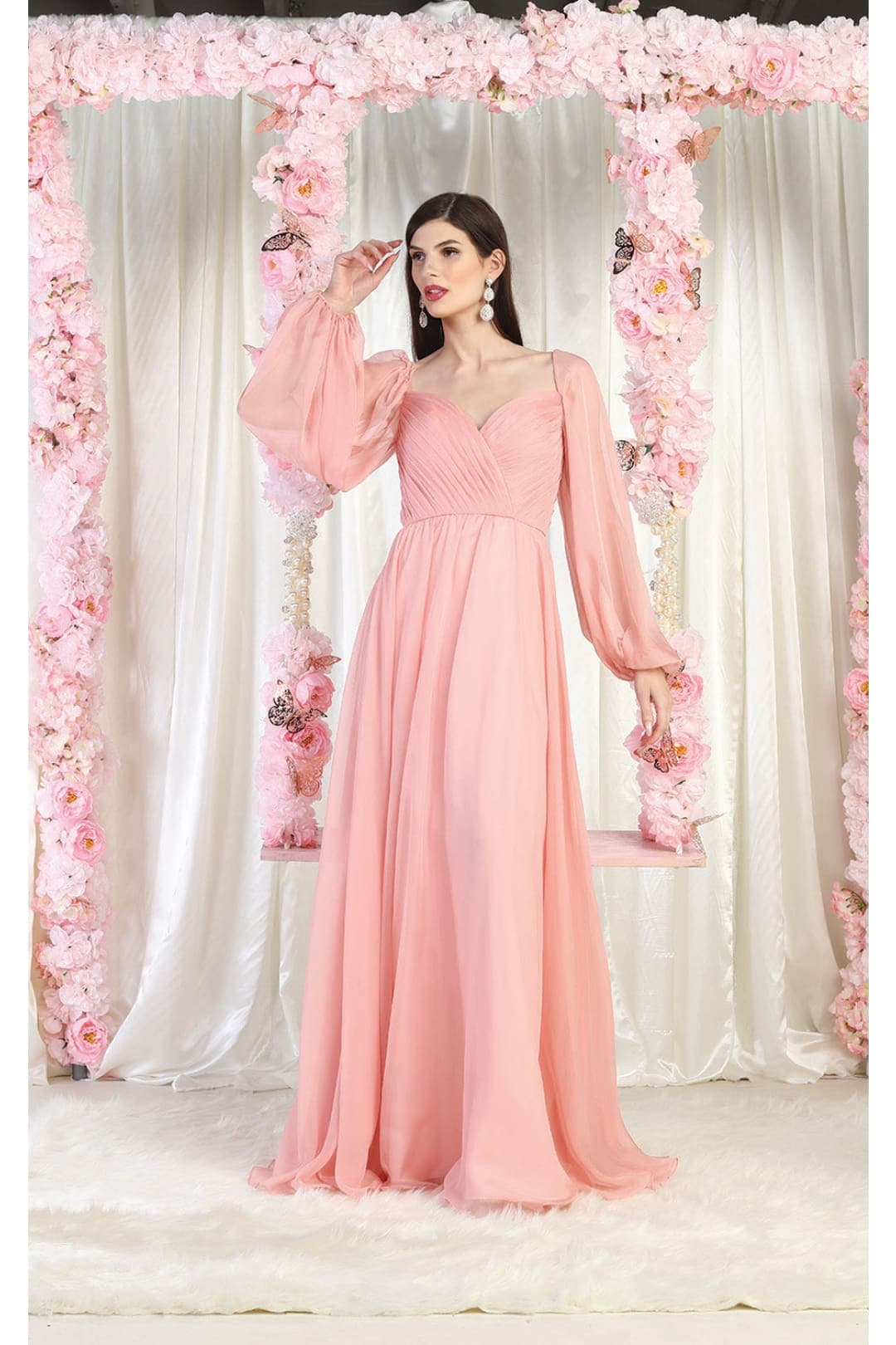 Chiffon Mother Of The Bride Gown MQ1990