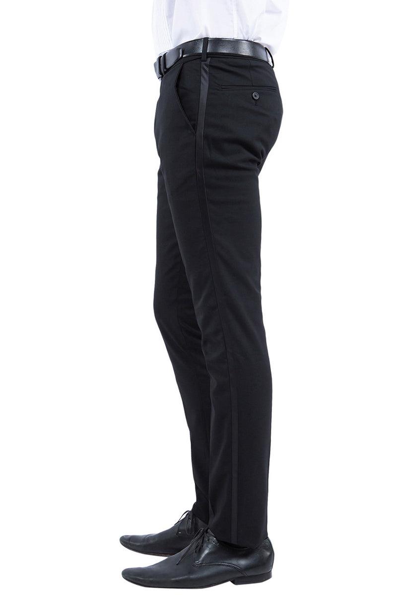 Men's Black Modern Fit Tuxedo Separates Pants | Zegarie - USA Men's Outlet – SuitUSA