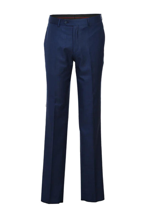 Men's Midnight Blue English Laundry Two Button Slim Fit Notch Lapel Suit - Elegant Mensattire