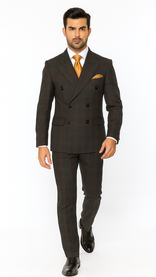 Men’s Rossi Man Milano RM1793 - Modern Formal Suit - Stylish Tailored Attire for Every Occasion by USA Men's Outlet