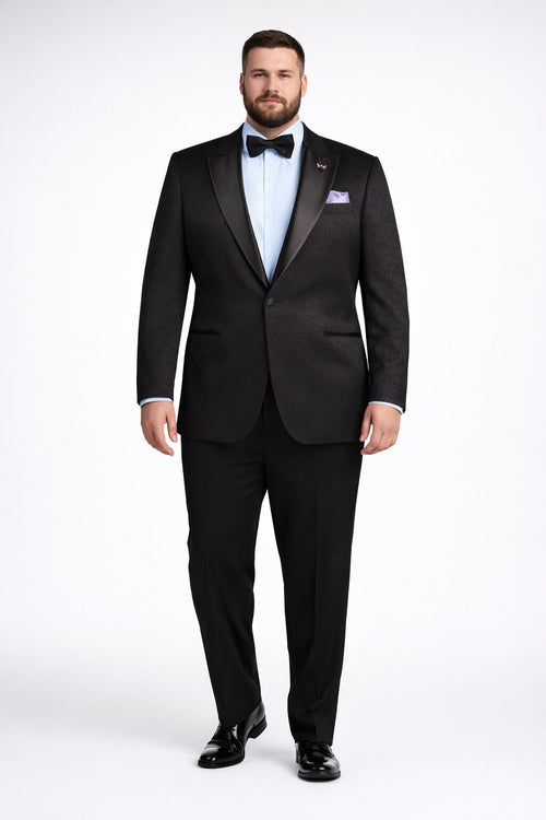 Mens Traditional Black Church Suit β Clean Classic Worship Look