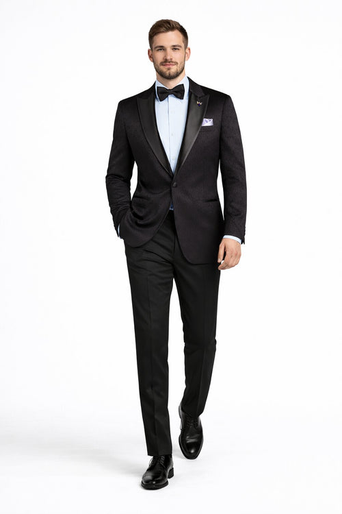 Mens Traditional Black Church Suit β Clean Classic Worship Look