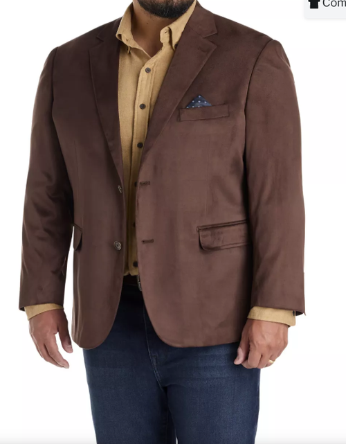 Mens Chocolate Brown Western Blazer β Cowboy Style Sport Coat Jacket Suede Fabric Two Buttons