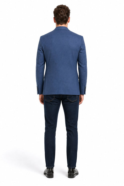 Zacchi Terri 73911 Mens Cobalt Blue Blazer β Slim Fit Stylish Formal & Party Wear Jacket