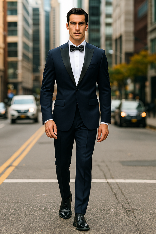 Dark Blue Prom Suit - Navy Blue Prom Suit