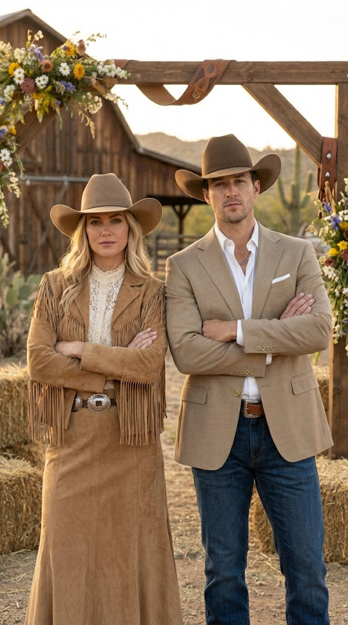 Mens Dark Tan Cowboy Western Blazer β Classic Western Style Sport Coat Casual Formal Jacket for Business Wedding Modern Fit
