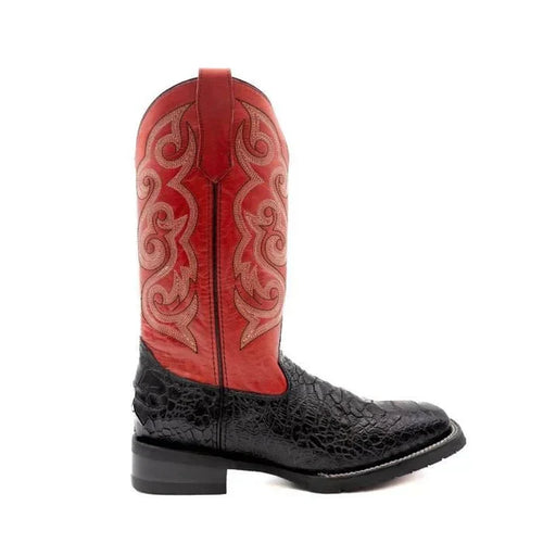 Men's Ferrini Kai Sea Turtle Print Boots Handcrafted Black 42593-04 Ferrini USA