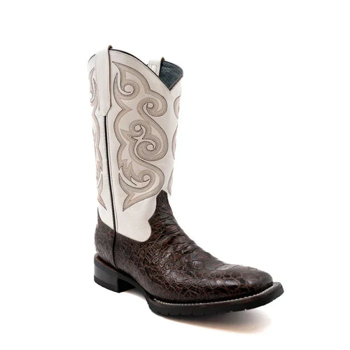 Men's Ferrini Kai Sea Turtle Print Boots Handcrafted Brown 42593-09 Ferrini USA