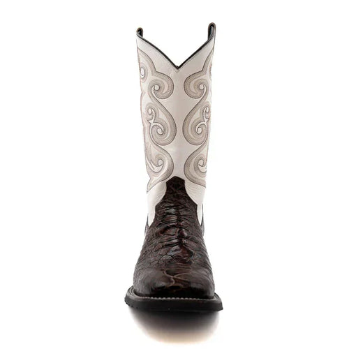 Men's Ferrini Kai Sea Turtle Print Boots Handcrafted Brown 42593-09 Ferrini USA