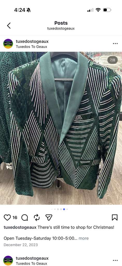Mens Green Sequin Christmas Holiday Blazer β Luxury Party Jacket for New Year, Wedding and Festive Events New Year Jacket