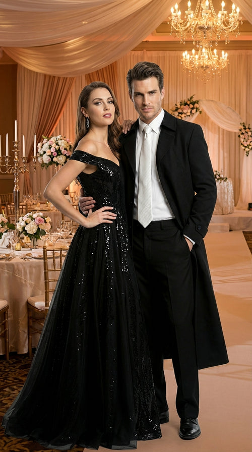 Men's Maxi Black Full Length Zoot Suit – Vintage Gangster Style Long Coat Formal Suit