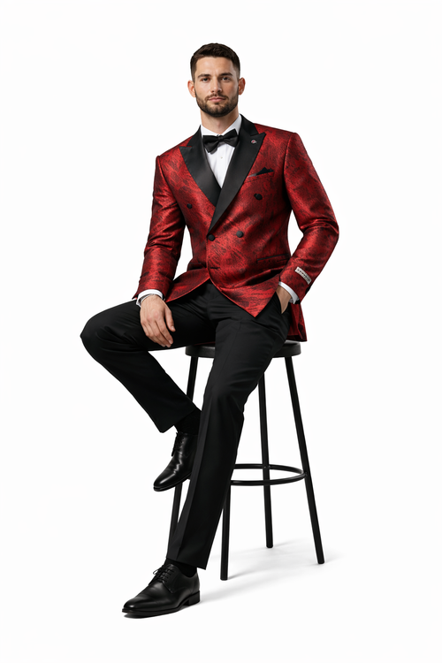 Stacy Adams Men's Hybrid Fit Sport Coat - High Fashion Pattern