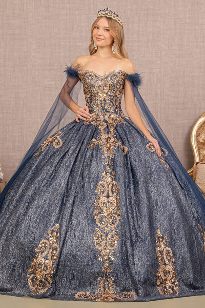 Metallic Ball Gown by Elizabeth KGL3107