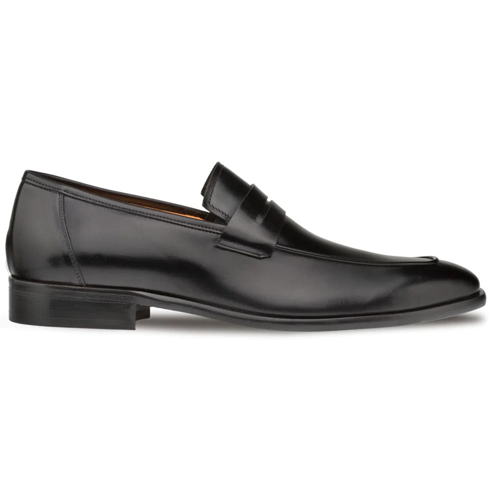 Mezlan Calfskin Penny Loafers Black (20910) – SuitUSA