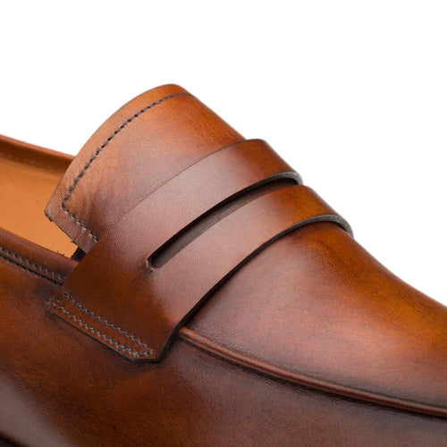 Mezlan Calfskin Penny Loafer
