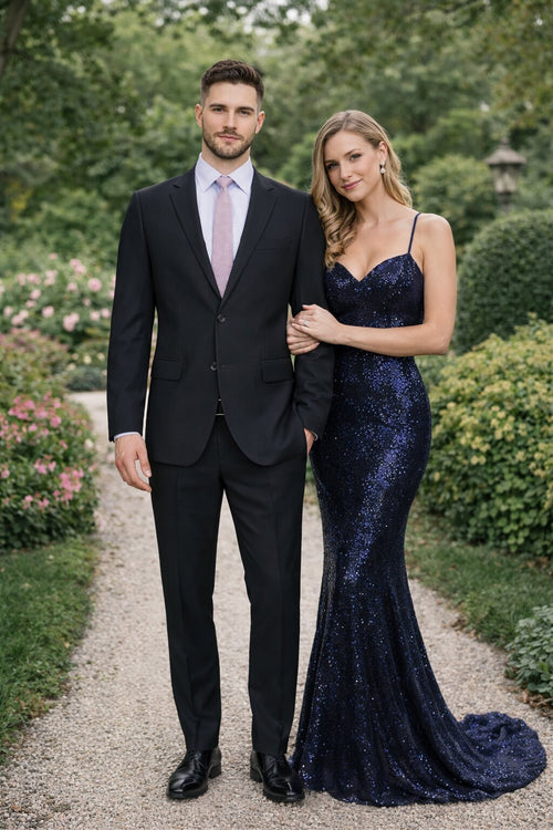 Slim Fit Tiglio Wool Suit – Modern Tailored Two-Piece Formal Suit