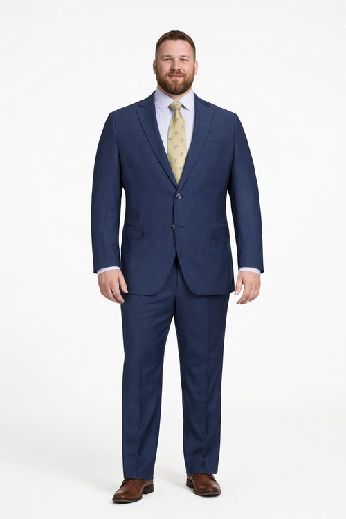 Modern Fit Tiglio Wool Double-Breasted Suit – Premium Tailored Formal Suit